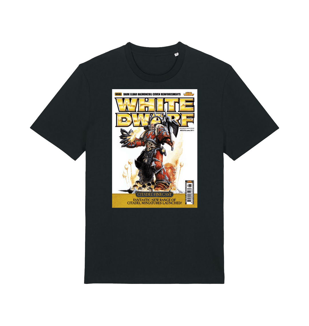 Black Printed T-shirt Front